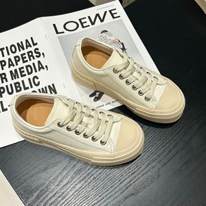 Zapatos de Mujer de Piel Sintética con Suela Gruesa, Estilo Retro, Multicolor, Versátiles, Blancos, para Caminar, con Soporte de Arco Suave, Novedad de Otoño - Product Image 5