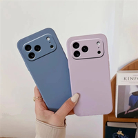 Coque Arrière Antichoc Originale en TPU pour iPhone 17 Pro Max, Étui de Protection Souple pour iPhone 17 Air, 16, 16e, 15, 14, 13, 12, 11 Pro