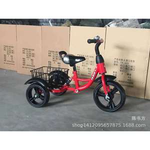 Texin Kids Tricycle 12 Inch Metal Frame With Basket For 2 4 Years Old Children - Product Image 3