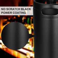 Mini fût à bière en acier inoxydable 304 pour brassage à froid, distributeur portable de bière artisanale, plusieurs tailles, baril à bière pression pour brassage maison