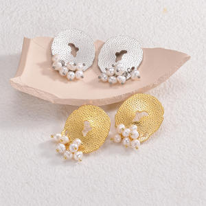 Fashion Bohemia Jewelry Set 18K Gold Plated <strong>Pearl</strong> Cross <strong>Necklace</strong> <strong>Pendant</strong> With Multi Star Charm Chain Stainless Steel <strong>Necklace</strong> - Product Image 3