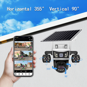 Caméra solaire V380 Pro 4K à trois objectifs, zoom 10x, audio bidirectionnel, 4G, extérieure, faible consommation, batterie 8000 mAh, IP66, détection de mouvement PIR - Product Image 6