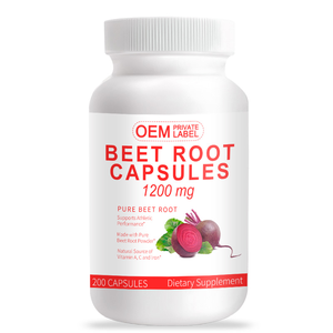 200 Capsules de Poudre de Betterave - La Poudre de Betterave Favorise la <span class=keywords><strong>Tension</strong></span> <span class=keywords><strong>Artérielle</strong></span>, les Performances Athlétiques, la Digestion, le Système Immunitaire - Product Image 1