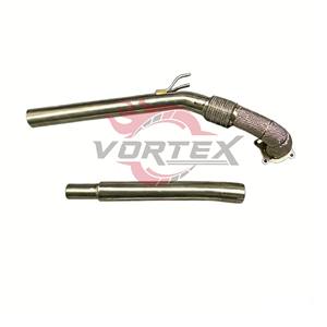 Tuyau d'échappement en acier inoxydable haute performance Vortex Racing Car pour VW Golf GTI MK5 MK6 - Product Image 1