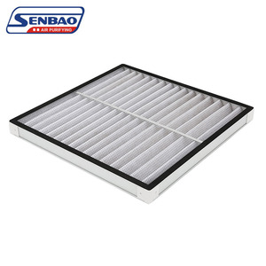 Hiệu suất cao <span class=keywords><strong>G3</strong></span> G4 merv11 merv12 xếp li pre-lọc cho AHU hệ thống thông gió New sợi tổng hợp bảng điều chỉnh bộ lọc - Product Image 3