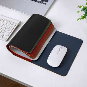 Tapis de souris en cuir PU avec logo personnalisé, pour le jeu, le bureau et la maison - Idéal pour les postes de travail ou comme cadeau promotionnel - Product Image 4