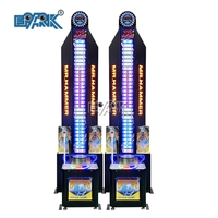 Machine de boxe d'arcade à jetons grand jeu de marteau et test de force armoire électronique divertissante pour centres commerciaux