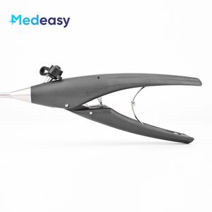 Instrumentos Cirúrgicos Medeasy, Porta Agulhas Manual Reutilizável com Trava Automática, Cabo de Plástico para Laparoscopia, Cirurgia Laparoscópica CE - Product Image 4