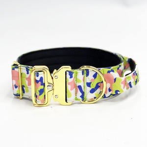 Collar de combate de camuflaje personalizado multicolor de calidad, venta al por mayor, Collar ajustable para entrenamiento táctico al aire libre para perros - Product Image 2