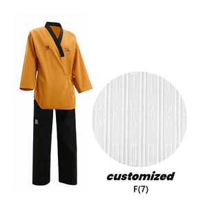 Uniforme de Taekwondo <span class=keywords><strong>Poomsae</strong></span> <span class=keywords><strong>Dobok</strong></span> con Logotipo Personalizado, Certificado WT, Grado Maestro, <span class=keywords><strong>para</strong></span> Entrenamiento y Competencia de Adultos, MOQ Bajo - Product Image 1
