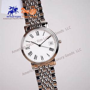 Montre de luxe haut de gamme pour couple, qualité 5A, bracelet en acier inoxydable, étanche, calendrier, chiffres romains - Product Image 3