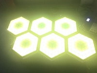 Hersteller LEDJ Ru Bix RGB 3D Panel Tragbar Leuchten Sechs kant platte Interaktive LED-Tanzfläche