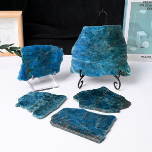 가정 장식을위한 새로운 도착 하이 퀄리티 치유 크리스탈 스톤 블루 인대석 조각 - Product Image 2