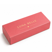 Geringe Mindestbestellmenge Wellpappe Recycelbare Logo-Geschenkverpackung Rosa Schuhkartons Kleidungsboxen Papier-Versandtaschen für Kleinunternehmen