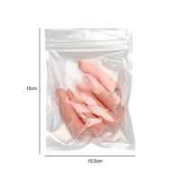 Paquet de 5 doigts magnétiques en Silicone moule Nail Art pratique doigts pour la photographie pour les outils d'art des ongles à la main