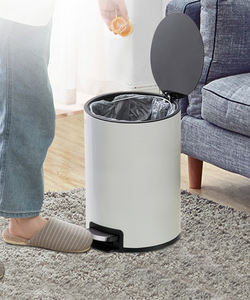 <span class=keywords><strong>Cubo</strong></span> de <span class=keywords><strong>basura</strong></span> de acero inoxidable redondo con revestimiento, superventas, negro, 30 litros por 8 galones, rectangular - Product Image 6