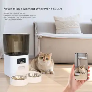 2024 vendita calda all'ingrosso 5L Smart gatti cibo alimentazione cane intelligente automatico pet feeder per cani per cani gatti uso domestico