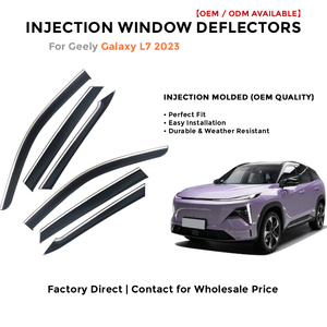 Déflecteurs de fenêtre latérale pare-pluie pour Toyota Cruiser 2019-2020 accessoires auto - Product Image 2