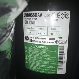 คอมเพรสเซอร์ LG รุ่น JBB055DAA มอเตอร์ DC 3 เฟส 540V สำหรับเครื่องปรับอากาศแบบอินเวอร์เตอร์มัลติสปลิต - Product Image 1