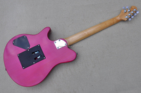 Flyoung Rose Red 6 Senar Gitar Elektrik M dengan Floyd Rose Bridge dan Veneer Maple