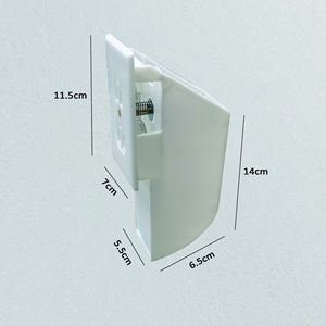 Presa a muro nascosta sicura con serratura a chiave | Il modo subdolo per ingannare i ladri | Facile da installare | 100% vera piastra a muro | Muro - Product Image 6