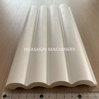 Ligne de production de cadre de panneau de persiennes en plastique PS synthétique faisant la machine pour le moulage