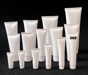 Stock PE <b>Plastic</b> Square Shape Cosmetic <b>Packaging</b> Materials 3-400ml Multi-Capacity Press Pump Blank Hose Bottles Silk - Product Image 1