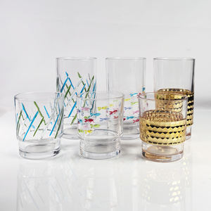 Verres à highball transparents, gobelets à eau embossés, verres à boire vintage pour le lait et diverses boissons mélangées - Product Image 4