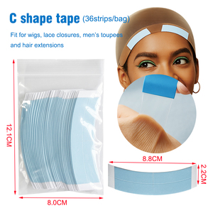 Rubans adhésifs personnalisés double face, imperméables, transparents, invisibles, à forte adhérence pour l'installation de perruques en dentelle, de toupets et d'extensions capillaires - Product Image 3