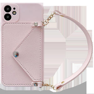 <span class=keywords><strong>Coque</strong></span> de téléphone en cuir avec chaîne détachable, pour <span class=keywords><strong>Huawei</strong></span> <span class=keywords><strong>P40</strong></span> Mate 30 Pro Mate 20 P30 Pro, lanière, sac à main, Original - Product Image 4
