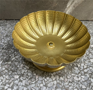 Vaso Moderno Europeo in Metallo Dorato e Bianco, <span class=keywords><strong>Centrotavola</strong></span>, Portafiori in Ferro per Decorazioni Casa, Matrimoni e Natale - Product Image 5