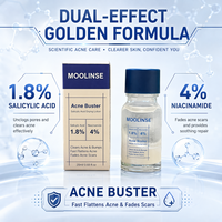 Traitement liquide anti-acné à l'acide salicylique, personnalisé OEM, très vendu à l'international, avec Quaternium-73 et Niacinamide pour éliminer les boutons et les imperfections.