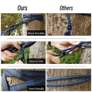 Hamacas de Paracaídas con Logotipo Personalizado OEM, Dobles y Individuales, Portátiles, Ligeras, para Acampar al Aire Libre - Product Image 6