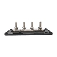 Barra Colectora de 6 Vías de Doble Fila al por Mayor con Cubierta y Terminal de Tornillo M4x12 para Sistemas Solares, Automotrices, Marinos y RV