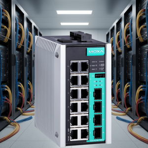 Commutateur Ethernet industriel géré Gigabit Moxa EDS-G516E-4GSFP-T 16 ports - Product Image 3