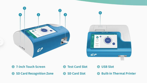 Getein 1100 Blood <strong>Reagent</strong> Card Immunoassay System with Rapid Detection &amp; Quantitative Analysis Class II <strong>Medical</strong> Device - Product Image 5