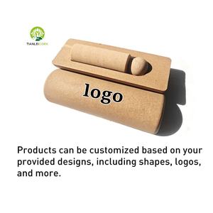 प्राकृतिक कॉर्क आधा रोलर बैलेंस बोर्ड ने योग फिटनेस स्थिरता ट्रेनर - Product Image 2