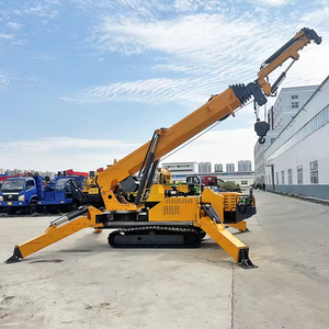 Gru a ragno semovente JiuSheng <span class=keywords><strong>da</strong></span> 3-5 tonnellate per interni, con sistema completamente idraulico a benzina, per cantieri edili - Product Image 4