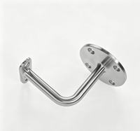 Support mural pour main courante, en acier inoxydable massif, pour accessoires de rampe d'escalier