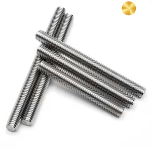 五金紧固件DIN976螺柱杆公制不锈钢圆杆DIN 976全螺纹杆黄镀锌 - Product Image 4