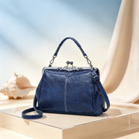 Sac à main bandoulière et pochette de soirée en PU imperméable, grand format, style européen-américain, nouveau modèle, vintage britannique