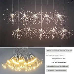 New Wedding Props Fireworks Copper Wire LED <strong>Rice</strong> Grain Star <strong>Lights</strong> Window Decoration Remote Control Battery Wedding <strong>Lights</strong> - Product Image 6
