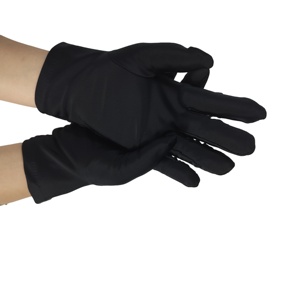 Guantes personalizados de nailon negro para joyería, guantes sin polvo para inspección de relojes y telas - Product Image 4