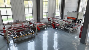 Scie automatique à double tranchant en contreplaqué CNC Scie à <span class=keywords><strong>placage</strong></span> de bois pour panneaux à base de bois - Product Image 5