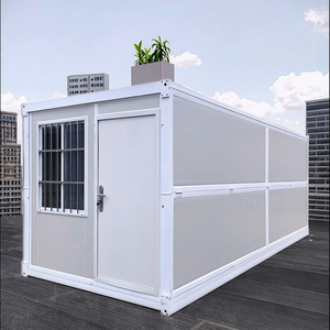 Casa Contenedor Plegable de Acero con Panel Sándwich Transpirable, Moderna y Certificada de 40 pies, Diseño de Villa, Apartamento, Hotel - Product Image 4