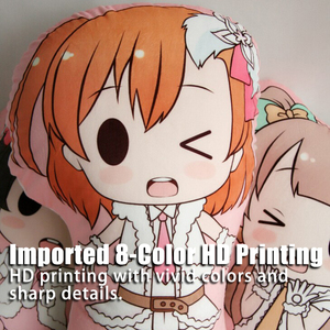Custom Shape Plush <strong>Pillow</strong> 45x45cm 18x18in Chibi Cartoon <strong>Cushion</strong> Print Your Own Design OEM Supplier - Product Image 5