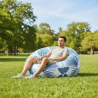 Fauteuil gonflable moderne et personnalisé pour salon, canapé-lit paresseux, chaise longue en PVC écologique, pouf – Meilleures ventes
