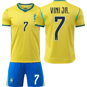 Ensemble de maillots de <span class=keywords><strong>football</strong></span> style Portugal 2026 personnalisé, tenue d'entraînement de <span class=keywords><strong>football</strong></span> à manches courtes respirante, impression n°7 disponible, taille XL pour adultes - Product Image 4