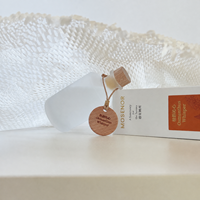 Diffuseur à bâtonnets en verre givré Osmanthus Whisper Nordic - Huile parfumée de luxe moderne pour la maison et la décoration de bureau