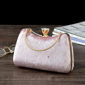 Bolso de Noche de Lujo con Forma de Almohada Vintage en Oferta, Bolso de Mano Elegante de Gran Capacidad para Fiestas Formales, Bodas, Bolso de Noche Moderno - Product Image 4